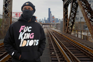 fking idiots | pullover hoodie